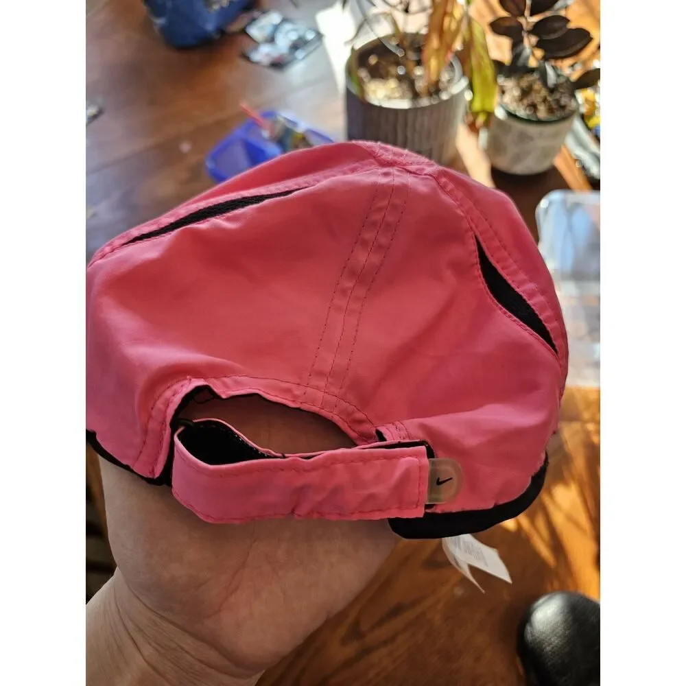 Nike Dri Fit Girls Swoosh‎ Hat Cap Pink Adjustable Lightweight Active Size 4/6x
